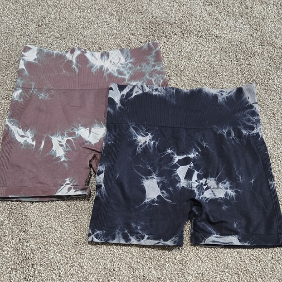 Pants - Tie-Dye Biker Shorts Set Size Small